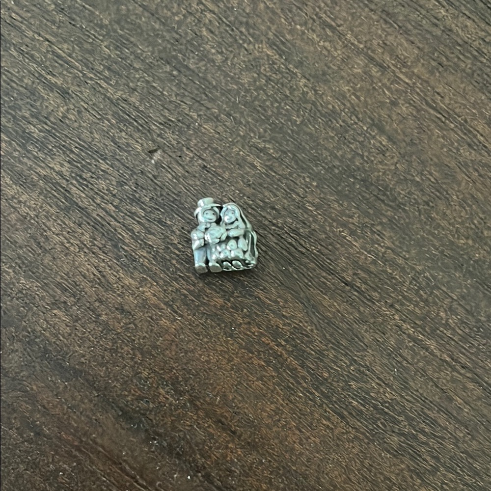 Silver Bride and Groom Charm